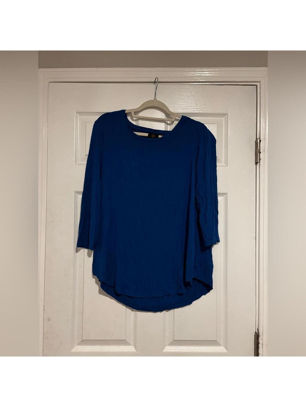 Blue Women's half sleeve shirt
